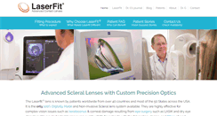 Desktop Screenshot of laserfitlens.com