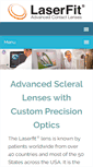 Mobile Screenshot of laserfitlens.com